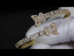 
            
                Load and play video in Gallery viewer, Gold Diamond Butterfly Bangle
            
        