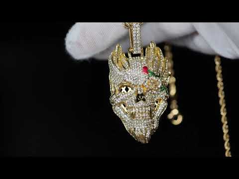 
            
                Load and play video in Gallery viewer, Diamond Skull Pendant
            
        