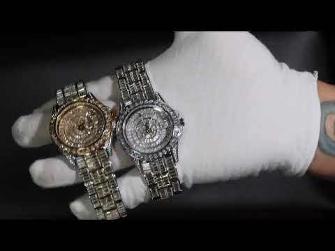 
            
                Load and play video in Gallery viewer, moissanite baguette diamond rolex
            
        