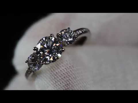 
            
                Load and play video in Gallery viewer, Moissanite Diamond Engagement Ring
            
        