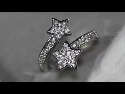 
            
                Load and play video in Gallery viewer, Star Ring | Diamond Star Ring | Star Shaped ring | Star Rings
            
        