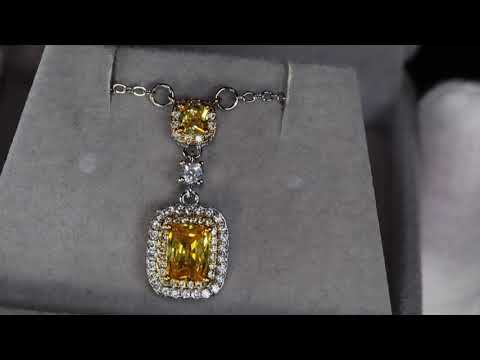 
            
                Load and play video in Gallery viewer, Womens Yellow Diamond Pendant
            
        