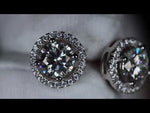 Moissanite Diamond Ear Studs