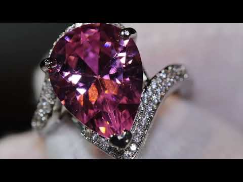 
            
                Load and play video in Gallery viewer, Pink diamond engagement ring
            
        