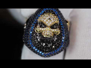 
            
                Load and play video in Gallery viewer, Big Diamond Skull Ring
            
        