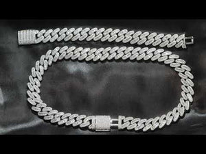 
            
                Load and play video in Gallery viewer, baguette diamond cuban chain
            
        