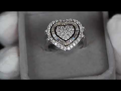 
            
                Load and play video in Gallery viewer, Womens Big Lab Grown Diamond Ring
            
        