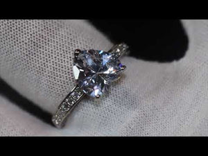 
            
                Load and play video in Gallery viewer, Heart Ring | Heart Shaped Ring | Heart Shape Ring | Diamond Heart Ring
            
        
