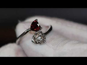 
            
                Load and play video in Gallery viewer, Red Diamond Heart Ring | Diamond Heart Ring | Flower Diamond Ring | Flower Ring | Red Diamond Ring
            
        