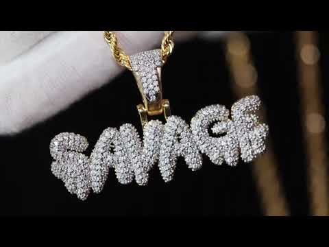 
            
                Load and play video in Gallery viewer, Diamond Savage Pendant
            
        