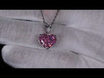 Pink Lab Grown Diamond Pendant