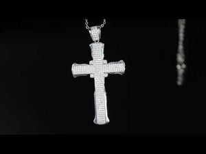 
            
                Load and play video in Gallery viewer, Iced Out Cross Pendant
            
        