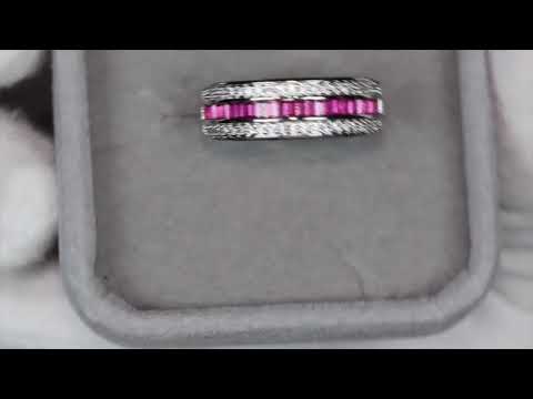 
            
                Load and play video in Gallery viewer, Fuchsia Diamond Ring | Ruby Ring | Red-Pink Diamond Ring
            
        