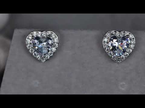 
            
                Load and play video in Gallery viewer, Silver Heart Diamond Ear Studs
            
        