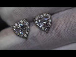 Diamond Earrings | Heart Earrings | Womens Earrings | Heart earrings with Diamonds | Heart Ear Studs | Womens Diamond Ear Studs | Ear Studs