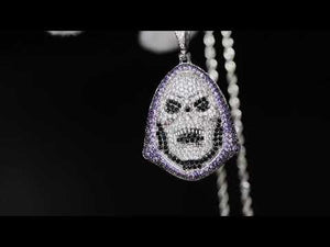 
            
                Load and play video in Gallery viewer, Mens Diamond Skull Pendant
            
        