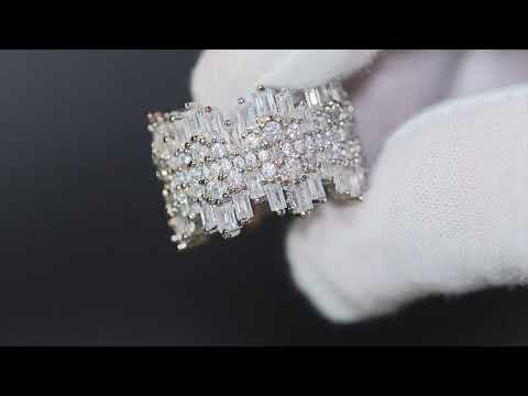 
            
                Load and play video in Gallery viewer, Baguette Ring | Eternity Ring | Womens Eternity Ring
            
        