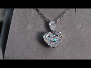 
            
                Load and play video in Gallery viewer, lab diamond heart pendant
            
        