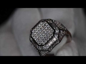 
            
                Load and play video in Gallery viewer, Mens Baguette Diamond Ring
            
        