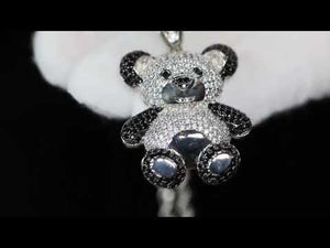 
            
                Load and play video in Gallery viewer, Diamond teddy bear pendant
            
        