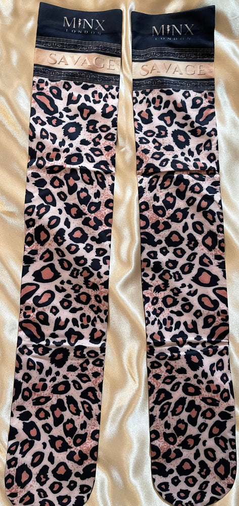 leopard print stockings