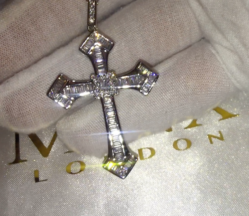 Cross Chain for Men | Mens Iced Out Cross Chains