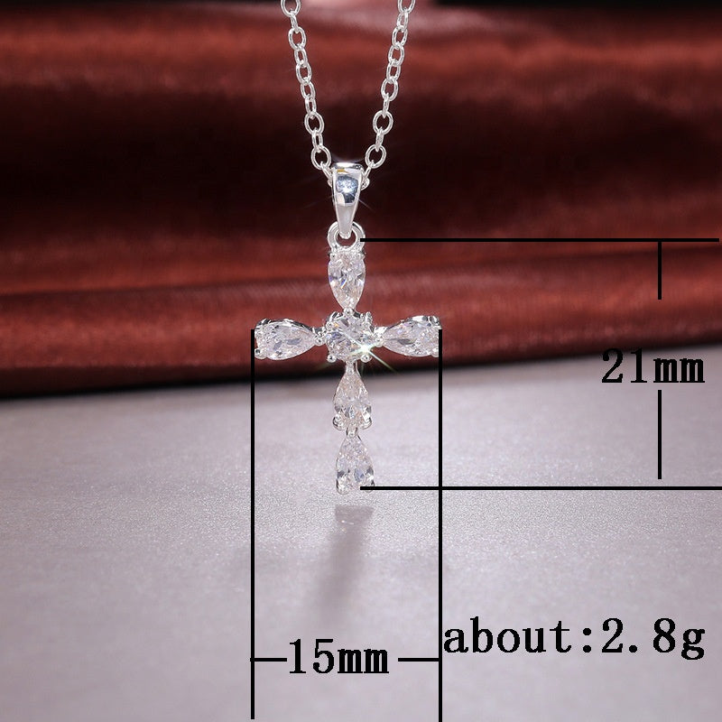 cross pendant and necklace