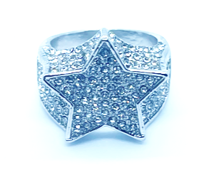 diamond star ring