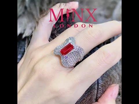 
            
                Load and play video in Gallery viewer, Red Diamond Ring | Womens Red Diamond Ring | Womens Ring | Ruby Emerald Ring | Womens Big Diamond Ring | Fashion Ring | Statement Ring
            
        