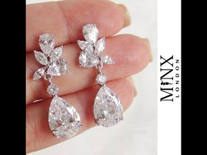 
            
                Load and play video in Gallery viewer, Wedding Earrings | Teardrop Earrings | Diamond Earrings | Diamond Earrings | Womens Diamond Earrings | Earrings | Bridal Earrings
            
        