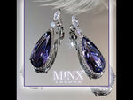 Womens Diamond Earrings | Purple Diamond Earrings | Earrings | Diamond Earrings | Teardrop Earrings | Womens Earrings | Dangle Earrings