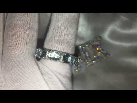 
            
                Load and play video in Gallery viewer, Womens Eternity Ring | Eternity Ring | Blue Diamond Ring | Aquamarine Diamond Ring | Aquamarine Engagement Ring |  Topaz Diamond Ring
            
        