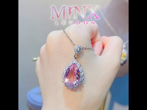 
            
                Load and play video in Gallery viewer, Pink Diamond Necklace | Teardrop Necklace | Pear Shape Necklace | Pear Cut Diamond Necklace | Teardrop Pendant | Diamond Pendant Necklace
            
        