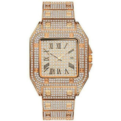 iced out watch amazon