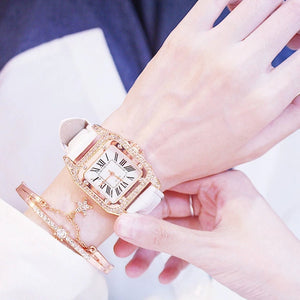 Iced Out Watch | Womens Diamond Watch | Womens Wristwatch | Womens Watch | Womens Watches | Womens Gold Watch | Watch with Diamonds | Watch