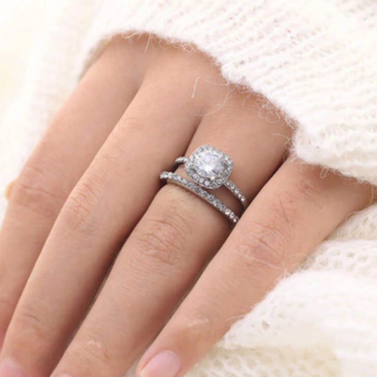 Eternity Ring | Promise Ring | womens engagement ring | love rings | Ring Set | fashion rings | friendship ring | iced out ring | Rings