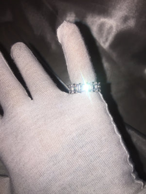 Baguette Ring | Eternity Ring | Promise Ring | Diamond Rings Cheap | Cheap Engagement Ring | fashion rings | friendship Ring | iced out ring