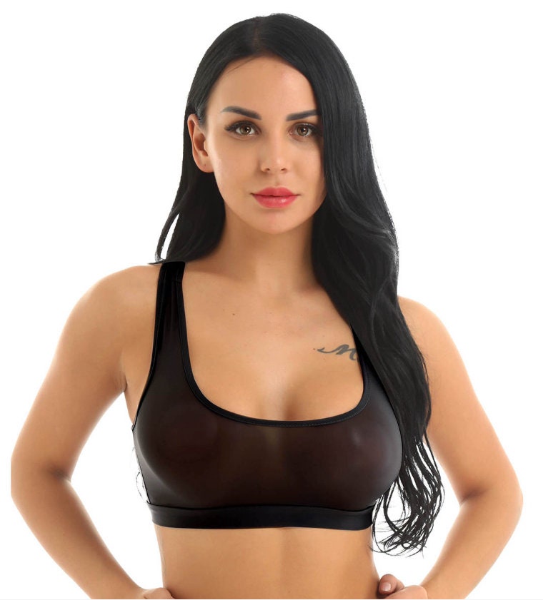 See Through Bra | Sheer Bra | Sexy Bra | See Through Crop Top | Sheer Crop Top | Sexy Bra | Yoga Bra | Sports Bra | See Through Cami | Bra