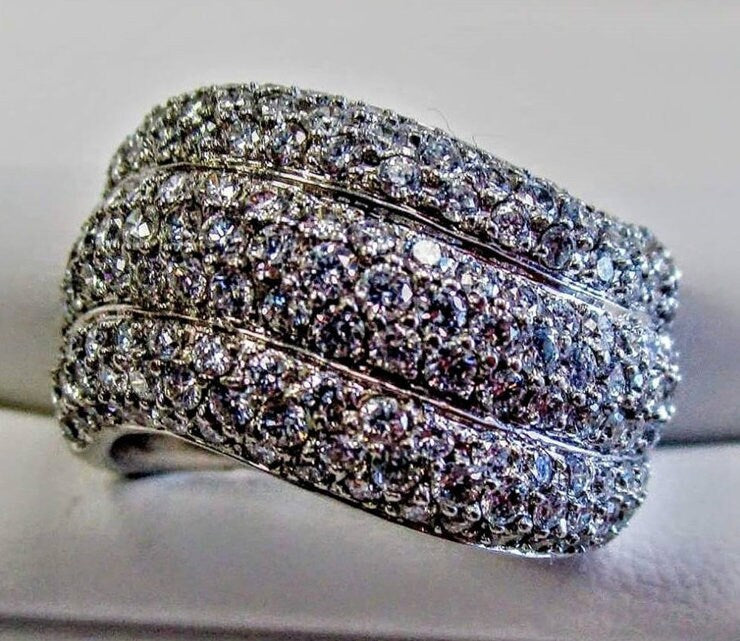 Promise Ring | Womens Promise Ring | Mens Promise Ring | Pavé Ring | Wedding Band | Pave Diamond Ring | Fashion Ring | Diamond Rings Cheap