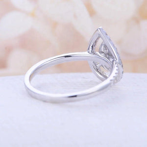 Womens Ring | Iced Out Ring | Engagement Ring Diamond | Engagement Rings UK | Pear Shaped Engagement Ring | Teardrop Ring | Promise Ring