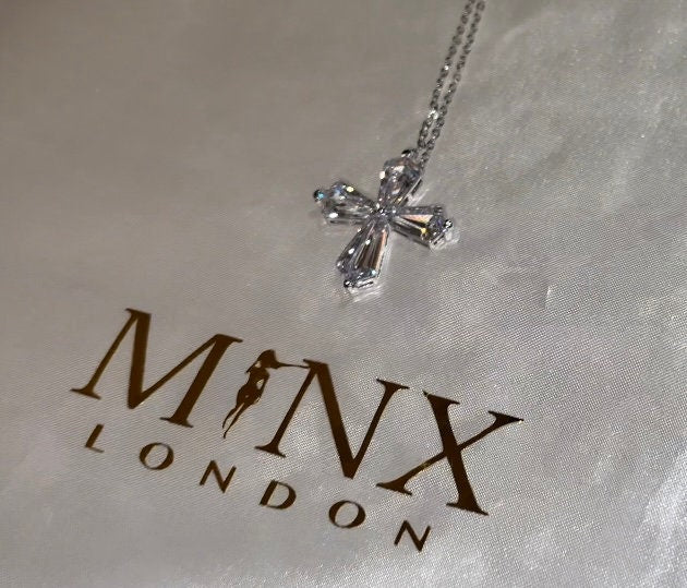 Womens Cross Necklace | Cross Necklace Women | Cross Necklace | Diamond Cross Pendant | Cross Pendant and Necklace | Silver Cross Necklace