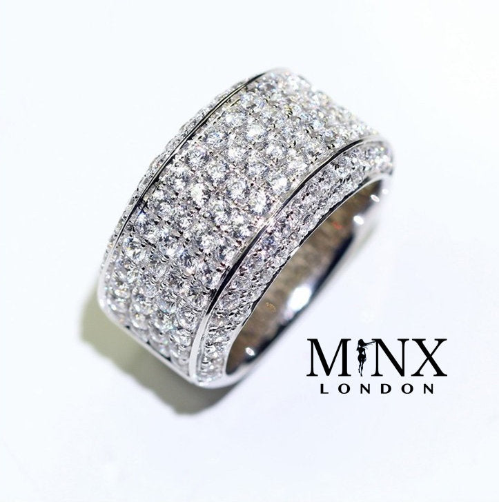 
            
                Load image into Gallery viewer, Eternity Ring | Promise Ring | Mens Ring | Womens Ring | Eternity Ring Diamond | Iced Out Ring | Engagement Rings | Wedding Band | Iced Ring
            
        