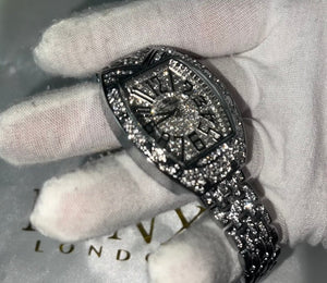 Womens Hip Hop Watch | Iced Out Watch Womens Diamond Watch