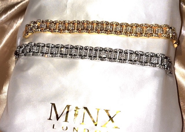 Iced Out Bracelet | Mens Diamond Bracelet | Iced Out Chain | Iced Out Jewellery | Hip Hop Chain | Hip Hop Bracelet | Diamond Bracelet | Gold