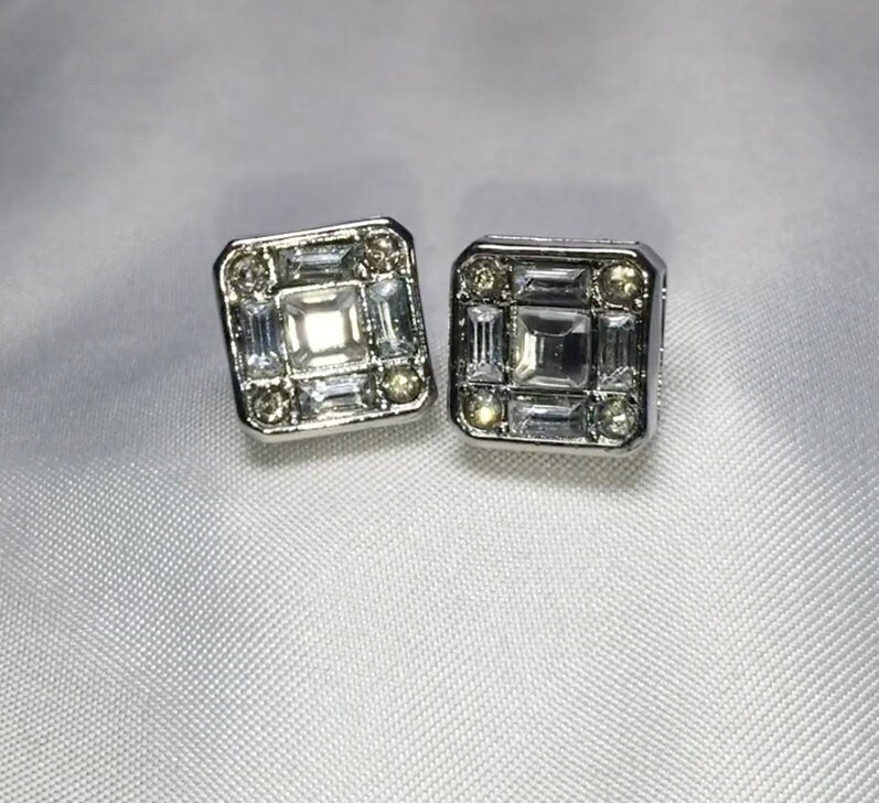 
            
                Load image into Gallery viewer, Iced Out Earrings | Diamond Earrings | Womens Earrings | Diamond Ear Studs | Womens Stud Earrings | Mens Diamond Ear Studs |  Mens Earrings
            
        