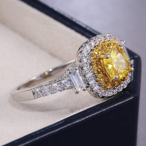 Yellow Diamond Engagement Ring