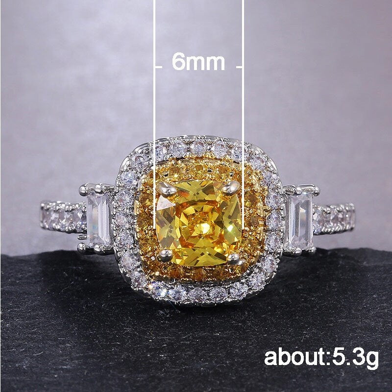 Cushion Diamond Ring