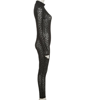 Sexy Bodysuit | Womens Bodysuit | Womens Jumpsuit | Leopard Print Bodysuit
