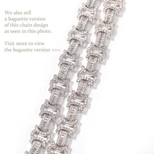 Iced Out Chain | Iced Out Necklace | Iced Out Bracelet | Mens Iced Out Chains | Cuban Link Chain | Mens Chain | Icy Chain | Hip Hop Jewelry