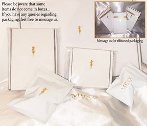 Gold Clover Necklace & Pendant with Gift Card by Minx London (wish - four leaf clover pendant, charms, lucky charm gift card, personalised)